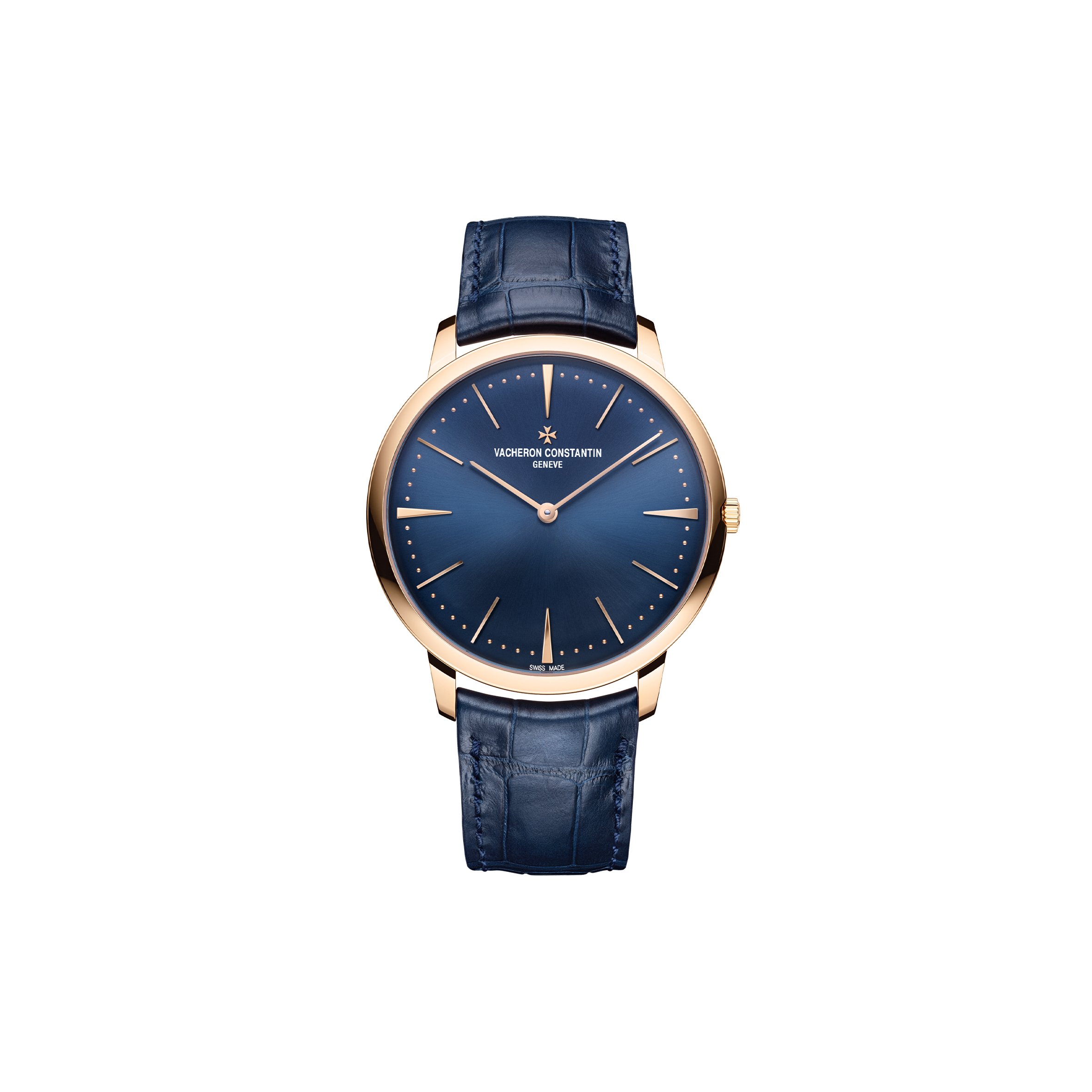 vacheron Co*sta*t*n patrimony manual-winding 40 mm pink gold watch 81180/000r-b518